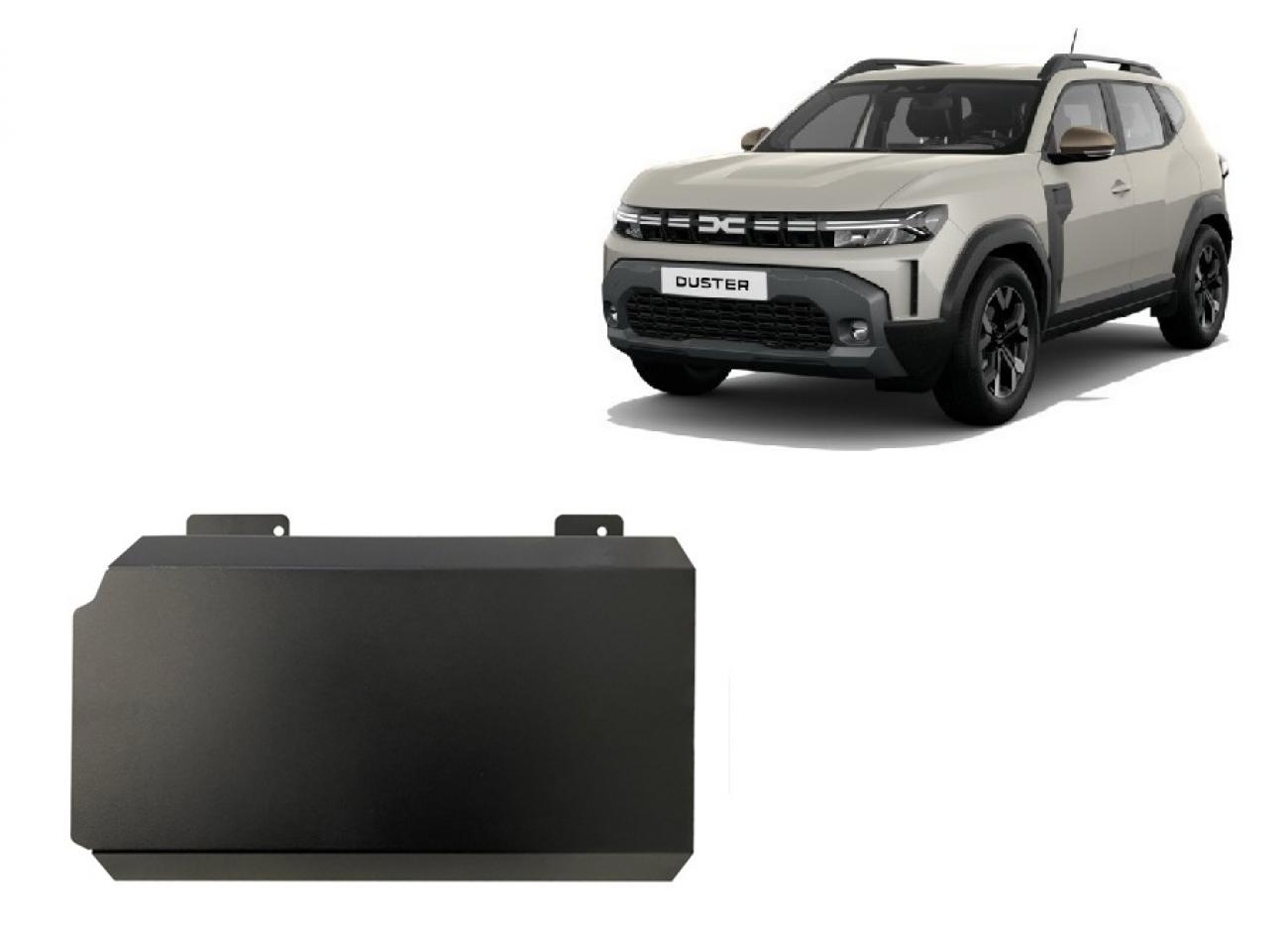 Hasplåt Stål Batteri | Dacia Duster Hybrid (2024-2026) - 2