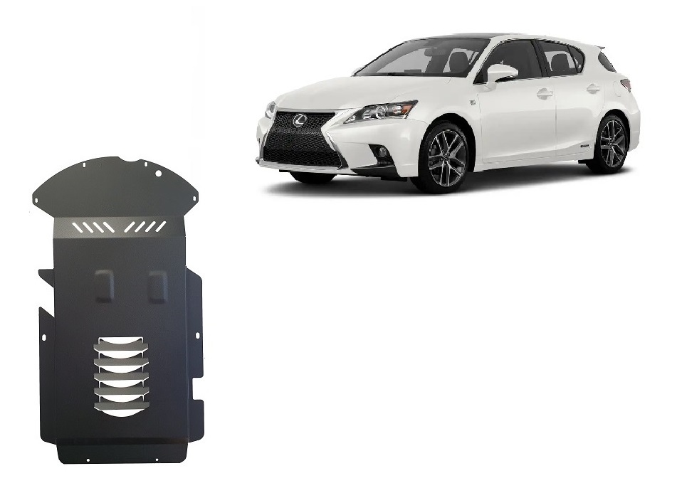 Stalowa osłona podwozia katalizatora | Lexus CT200H (2011-2022) - 2