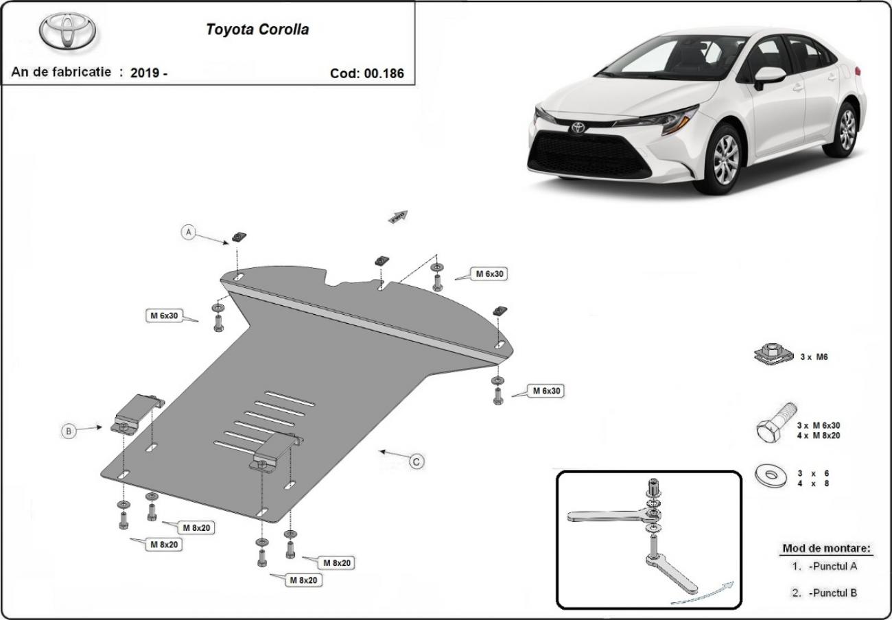 Bunnplate Stål Katalysator | Toyota Corolla (2019-2026) - 3