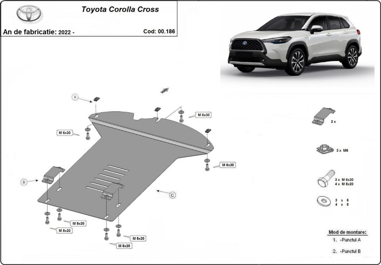 Pohjapanssari Teräs Katalysaattori | Toyota Corolla Cross (2022-2026) - 3