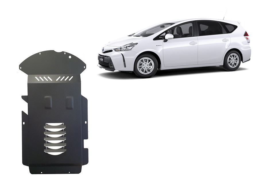 Proteção inferior em aço do catalisador | Toyota Prius 3+ (2011-2021) - 2
