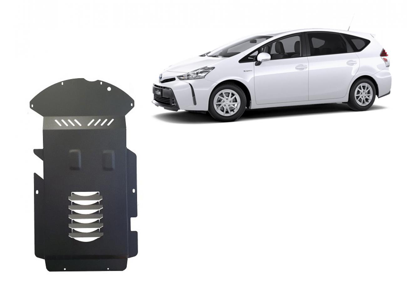 Hasplåt Stål Katalysator | Toyota Prius 3+ (2011-2021) - 2