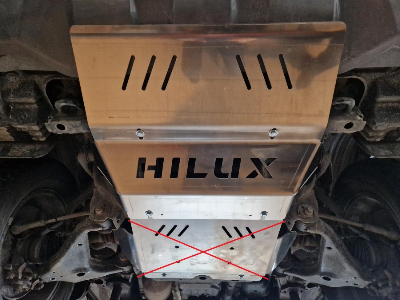 Skid plate Aluminium Radiator | Toyota Hilux Invincible (2021-2026) - 5