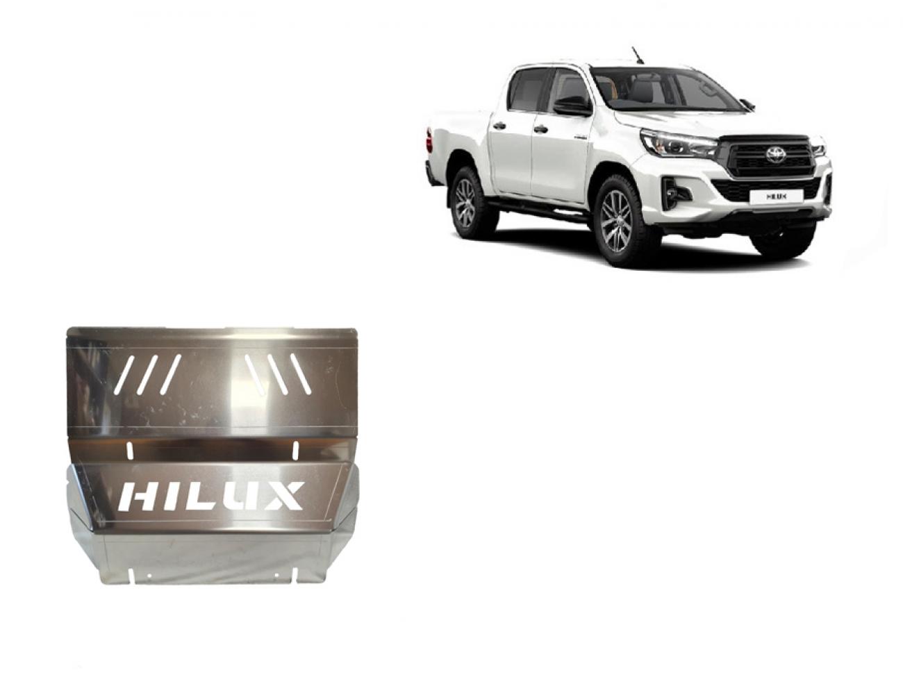 Skid plate Aluminium Radiator | Toyota Hilux Invincible (2021-2026) - 2