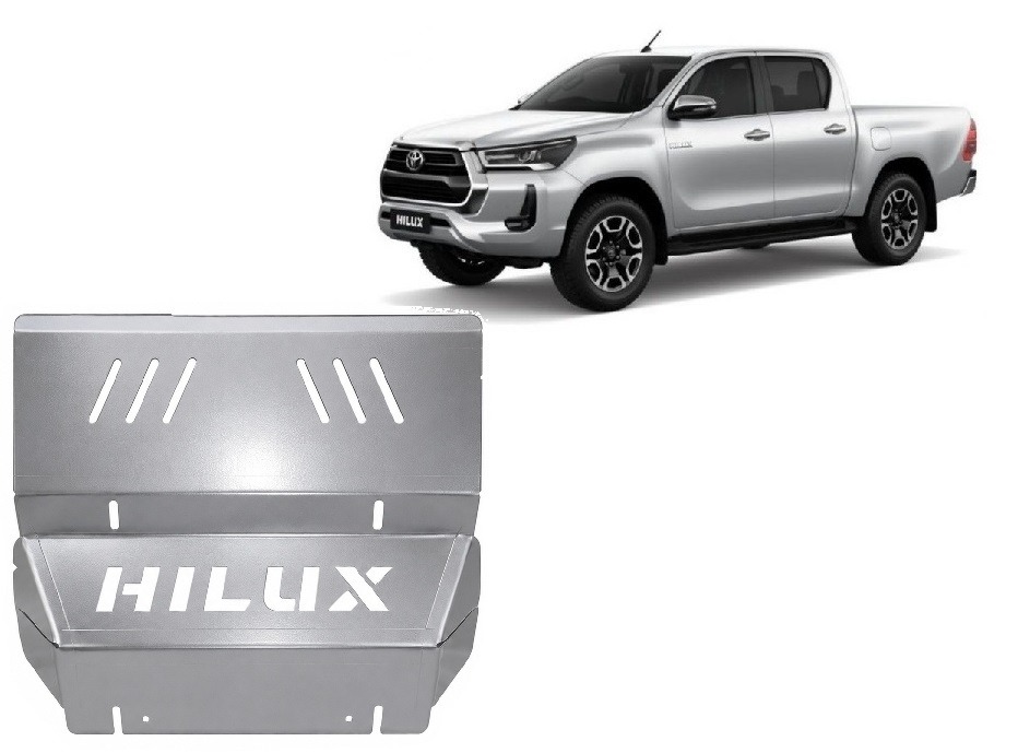 Aluminium-Unterfahrschutz Kühler | Toyota Hilux Invincible (2021-2026) - 2