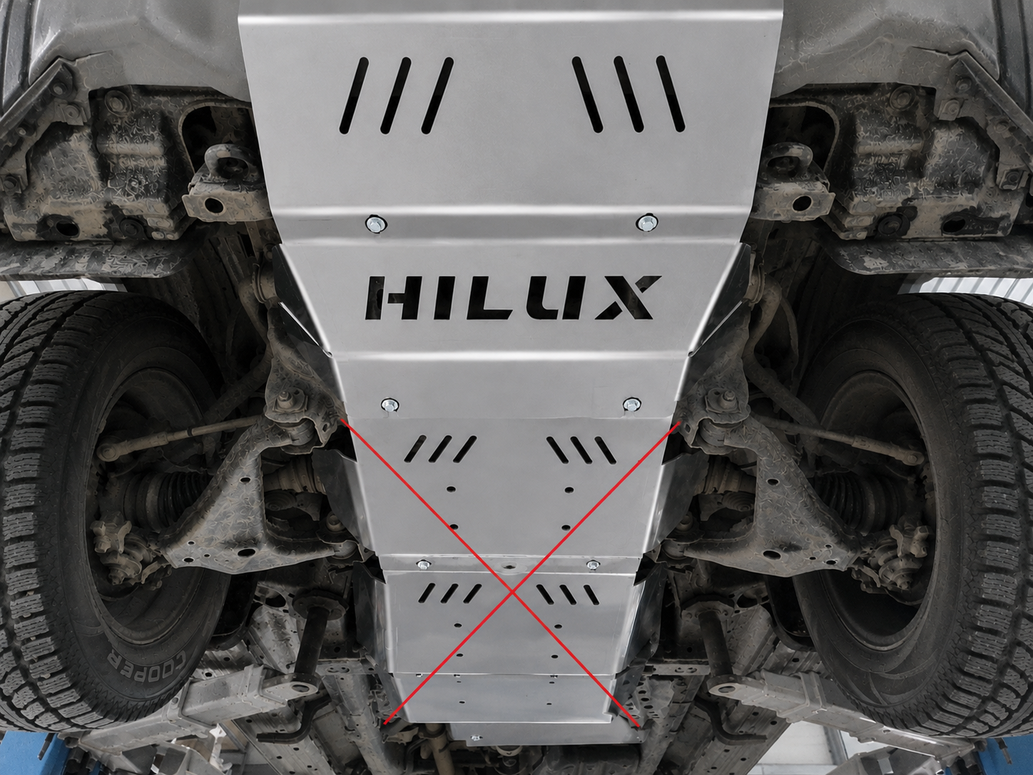 Aluminium-Unterfahrschutz Kühler | Toyota Hilux Invincible (2021-2026) - 4