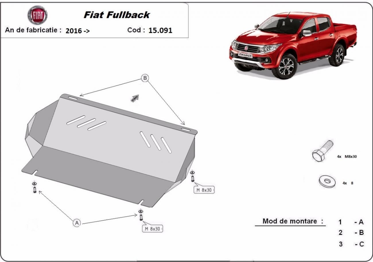 Bunnplate Stål Radiator | Fiat Fullback (2016-2019) - 3
