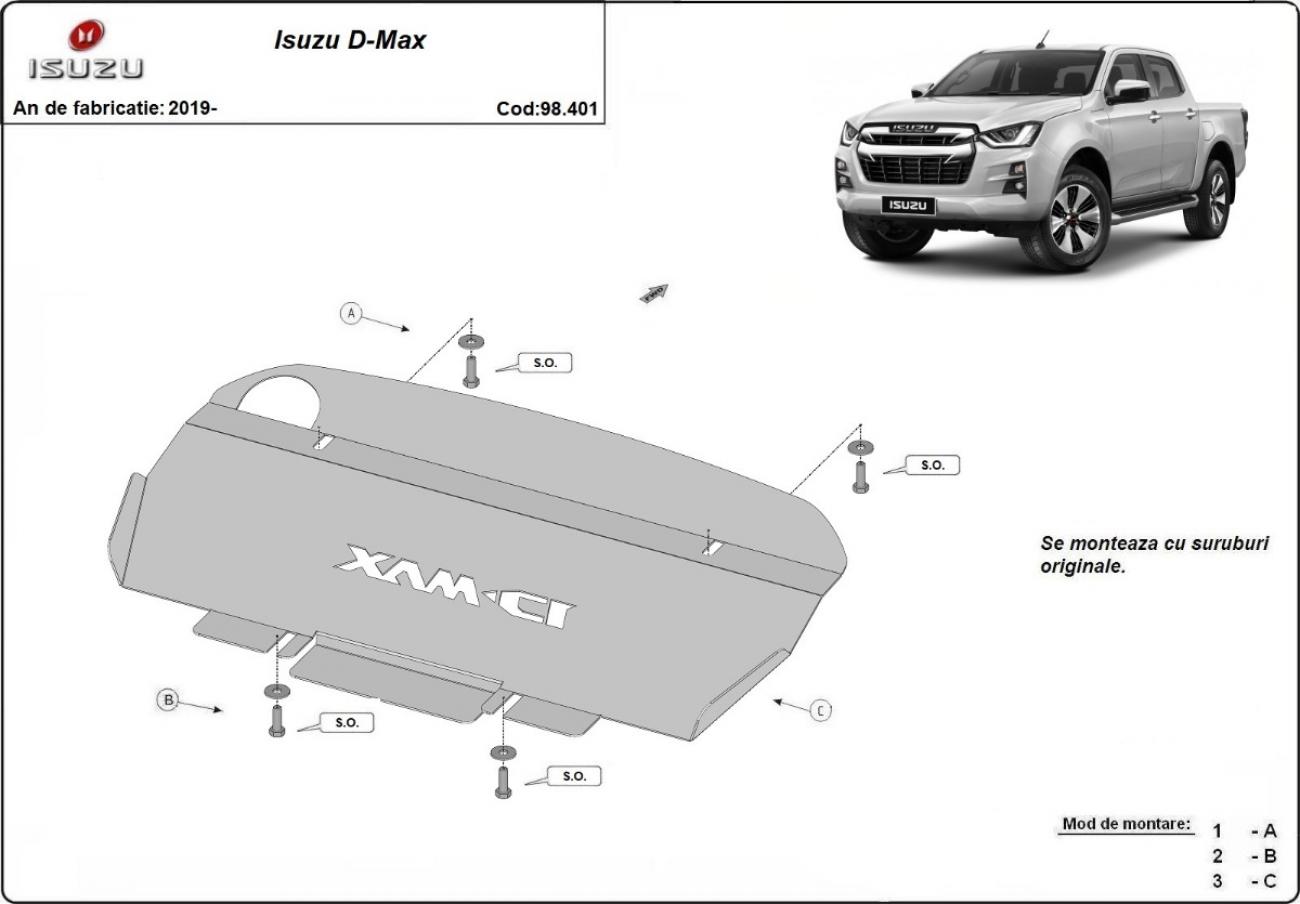 Pohjapanssari Teräs Radiatori | Isuzu D-Max (2019-2026) - 3