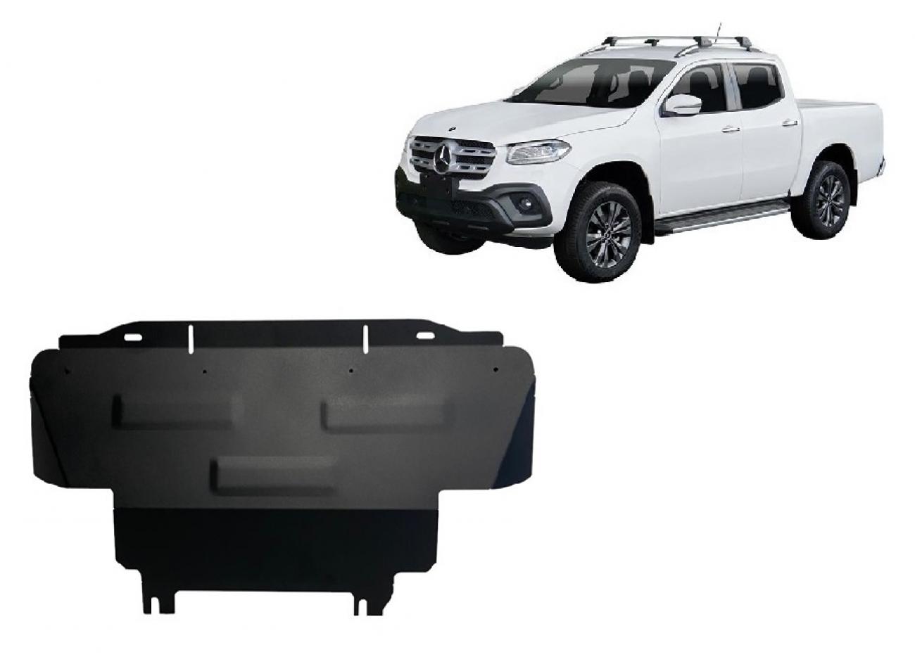 Pohjapanssari Teräs Radiatori | Mercedes X-Class W470 (2017-2020) - 2