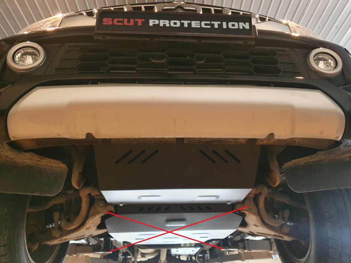 Proteção inferior do radiador em aço | Mitsubishi L200 (2015-2026) - 9