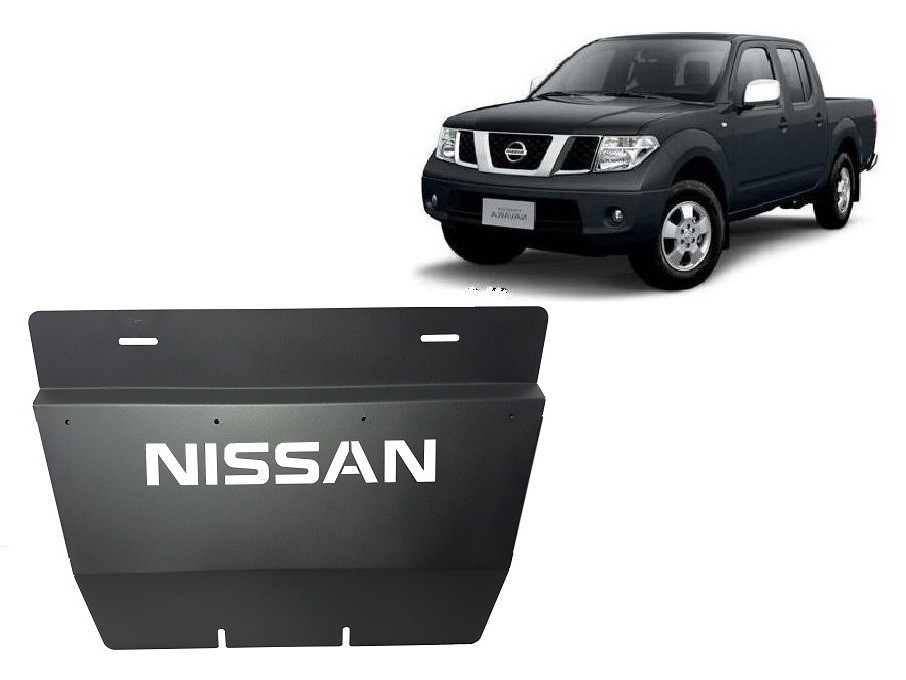 Stalowa osłona podwozia chłodnicy | Nissan Navara D40 (2005-2015) - 2