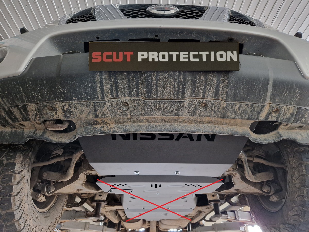 Stalowa osłona podwozia chłodnicy | Nissan Navara D40 (2005-2015) - 11