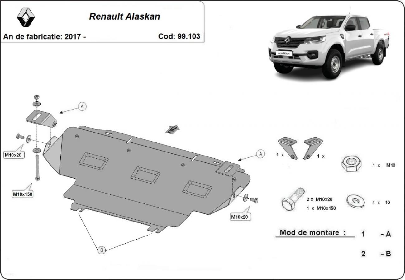 Bundplade Stål Radiator | Renault Alaskan (2017-2026) - 3