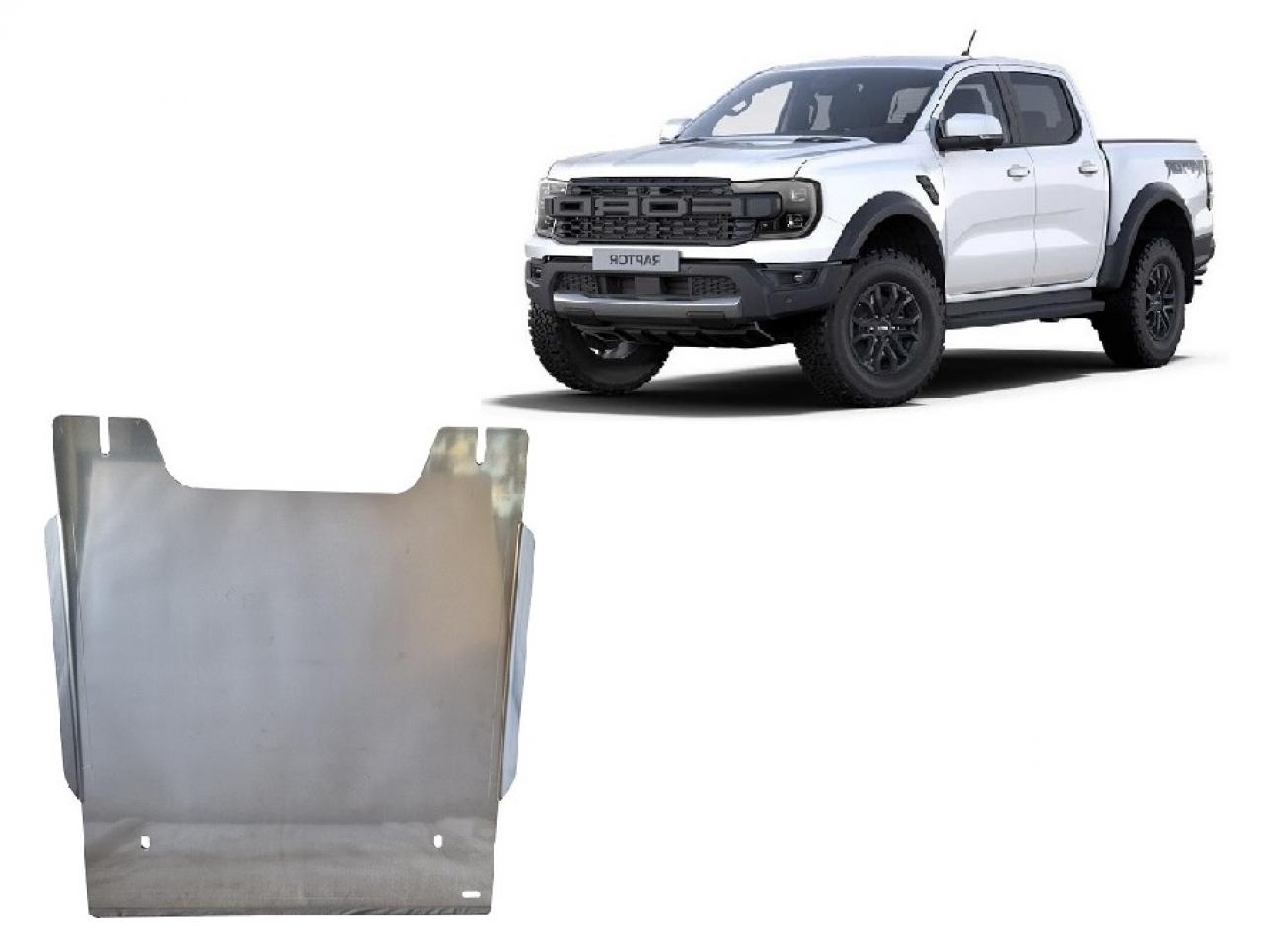 Pohjapanssari Aluminium Siirto laatikko | Ford Ranger Raptor (2023-2026) - 2