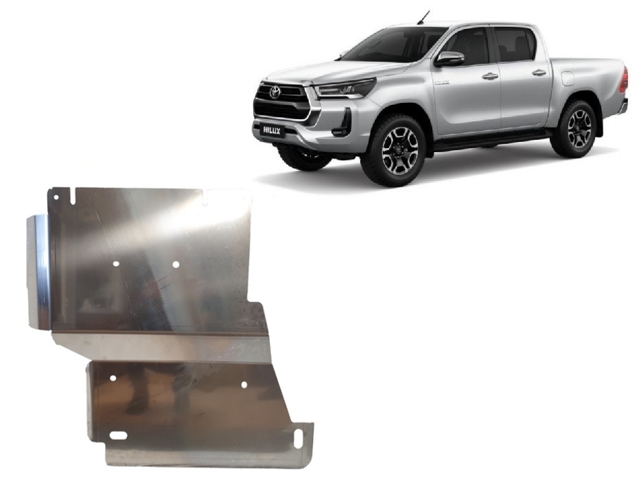 Skid plate Aluminium Differential | Toyota Hilux Invincible (2021-2026) - 2