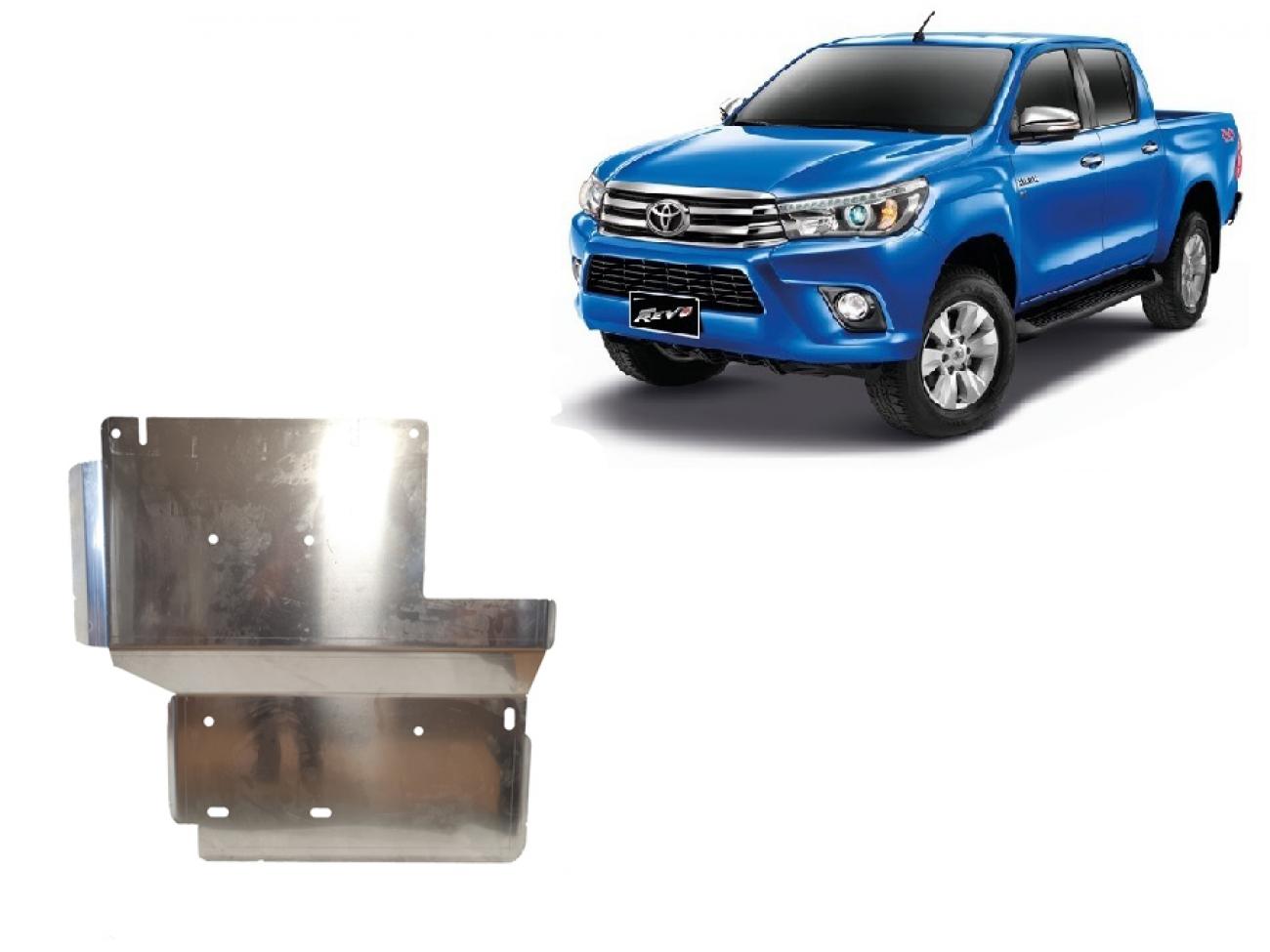 Hasplåt Aluminium Differential | Toyota Hilux (2016-2021) - 2