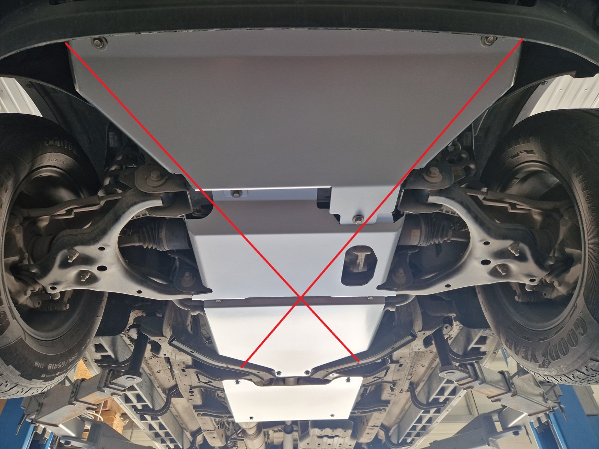 Skid plate Steel Transfer case | Ford Ranger (2023-2026) - 6