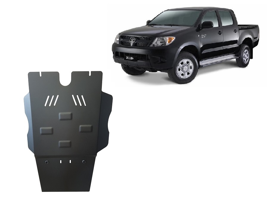 Stalen beschermplaat versnellingsbak | Toyota Hilux (2004-2015) - 2