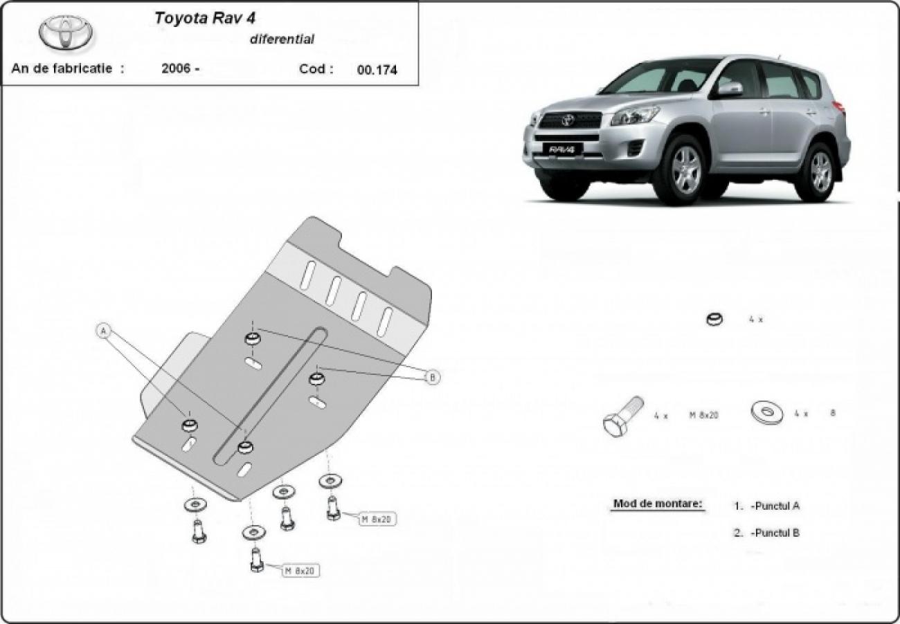 Bunnplate Stål Differensial | Toyota RAV 4 (2006-2013) - 3