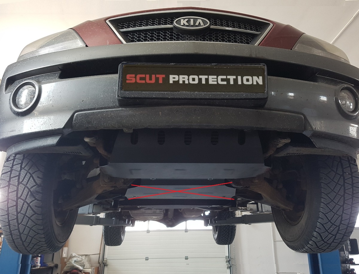 Protector inferior de acero Motor+ | Kia Sorento (2002-2006) - 9