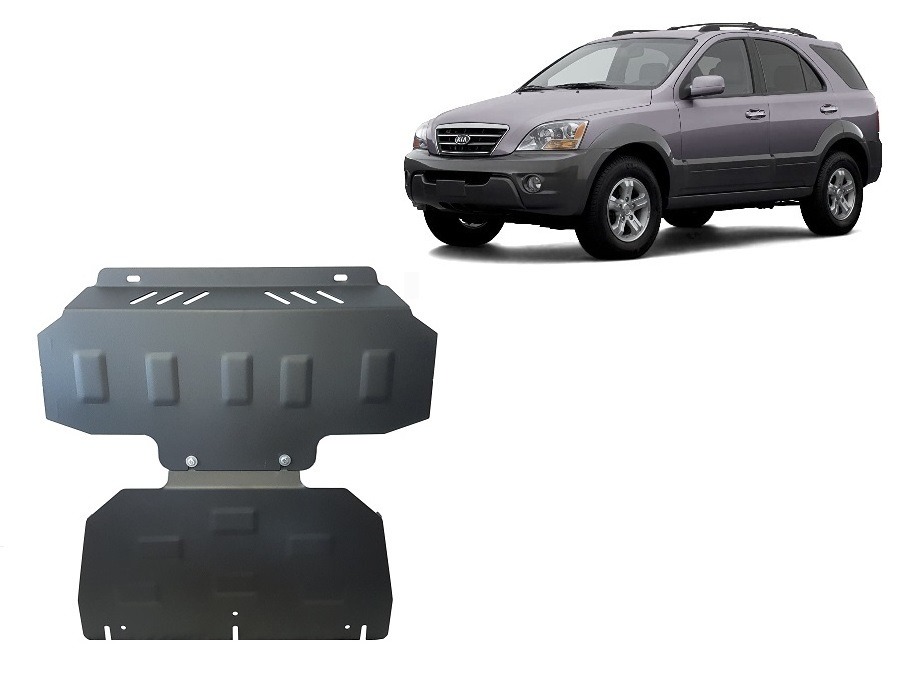 Protezione inferiore in acciaio Motore+ | Kia Sorento (2006-2009) - 2
