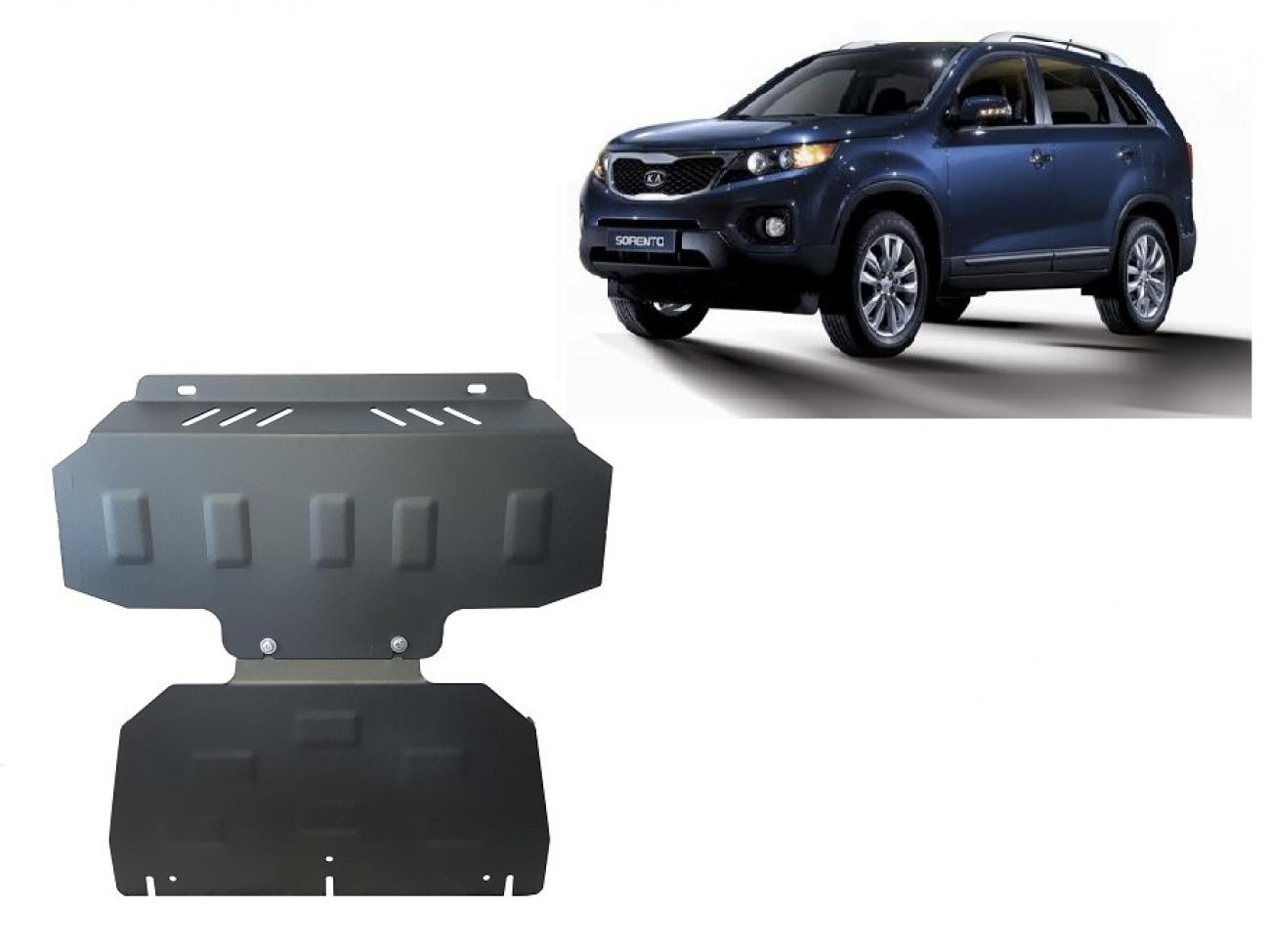 Hasplåt Stål Motor+ | Kia Sorento (2006-2009) - 2