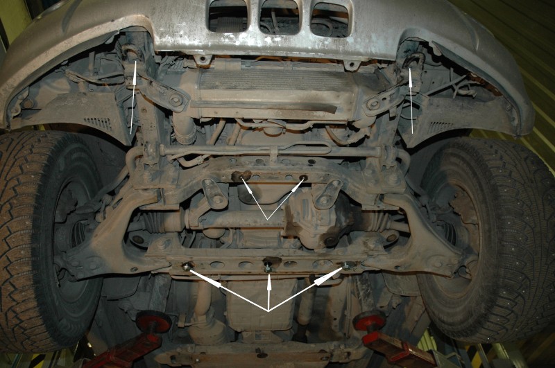 Protezione inferiore in acciaio Motore+ | Kia Sorento (2006-2009) - 4