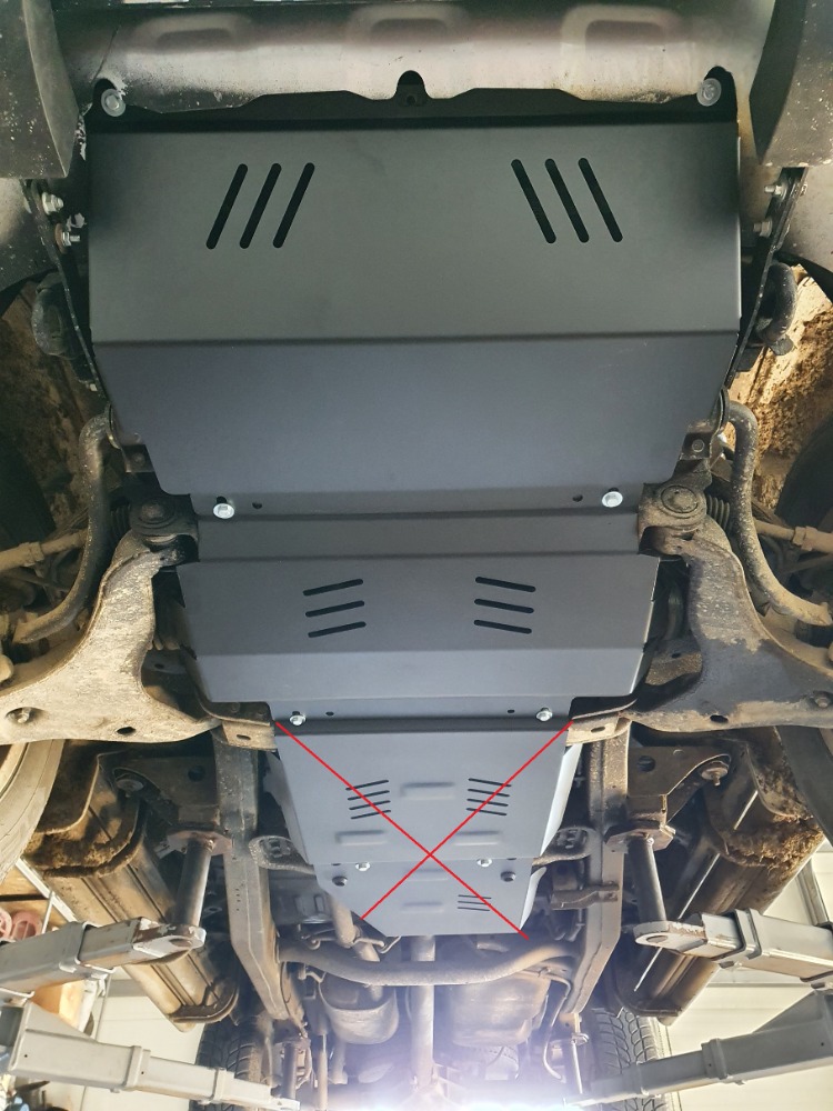 Protector inferior de acero Motor+ | Mitsubishi L 200 (2005-2015) - 4