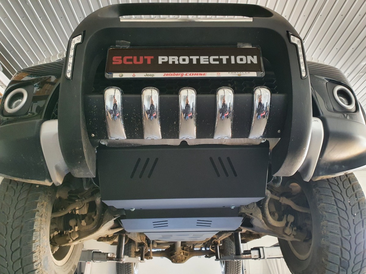 Protector inferior de acero Motor+ | Mitsubishi L 200 (2005-2015) - 6