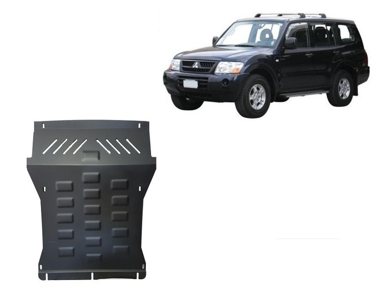 Pohjapanssari Teräs Moottori+ | Mitsubishi Pajero 3 (V60, V70) Vers. 2.0 (1999-2007) - 2