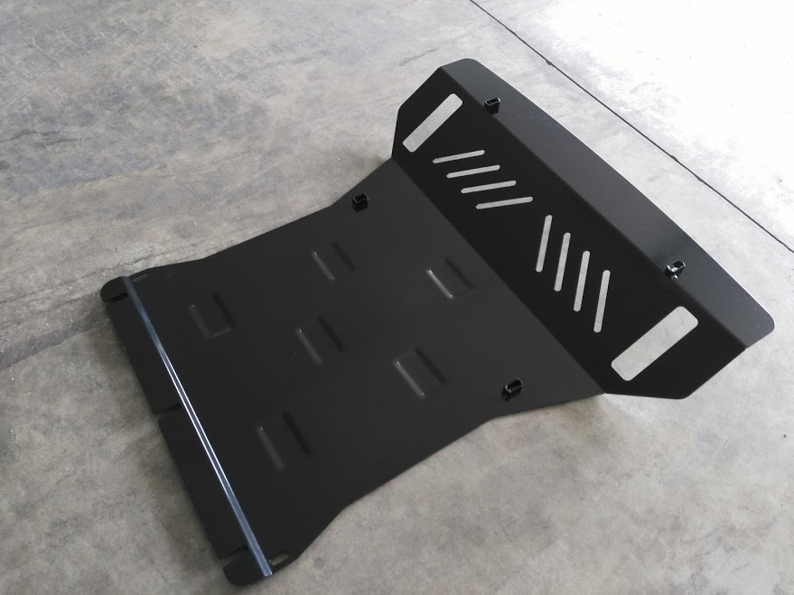Proteção inferior em aço Motor+ | Mitsubishi Pajero 4 (V80, V90) (2007-2021) - 12