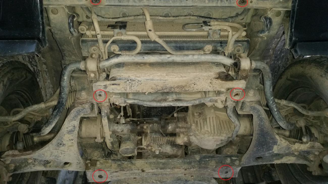 Pohjapanssari Teräs Moottori+ | Mitsubishi Pajero 4 (V80, V90) (2007-2021) - 4