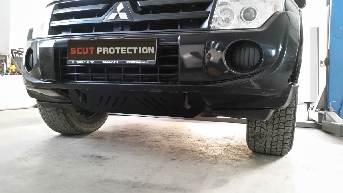 Proteção inferior em aço Motor+ | Mitsubishi Pajero 4 (V80, V90) (2007-2021) - 9