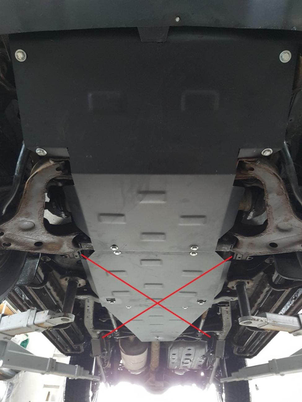 Bundplade Stål Motor+ | Mitsubishi Pajero Sport 1 (1998-2007) - 5