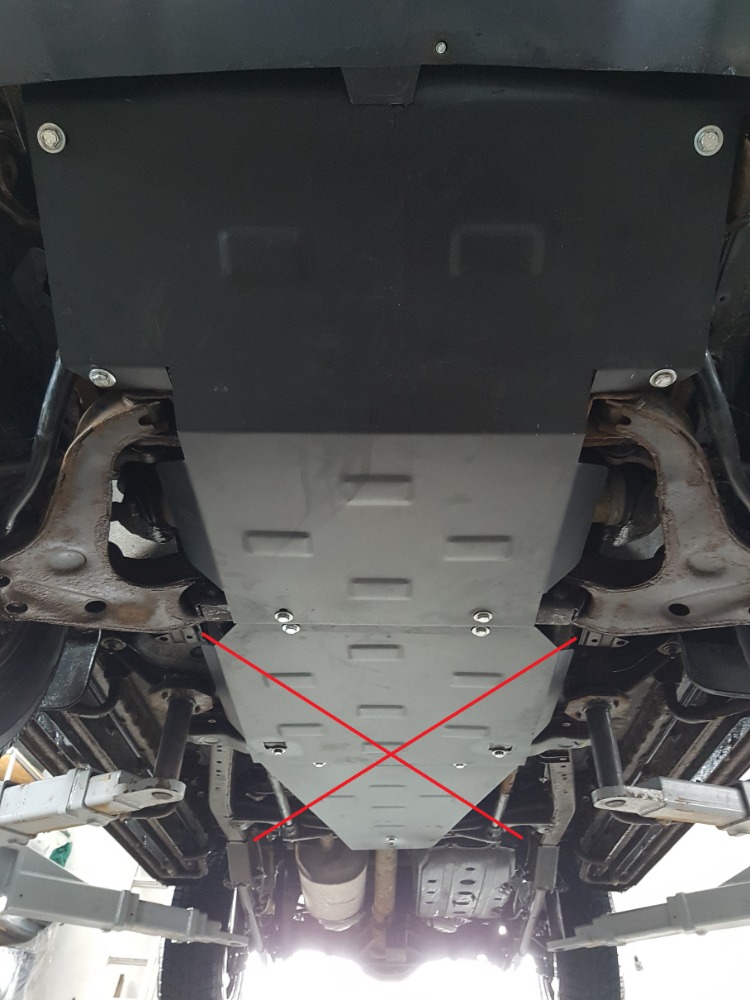 Protezione inferiore in acciaio Motore+ | Mitsubishi Pajero Sport 1 (1998-2007) - 8
