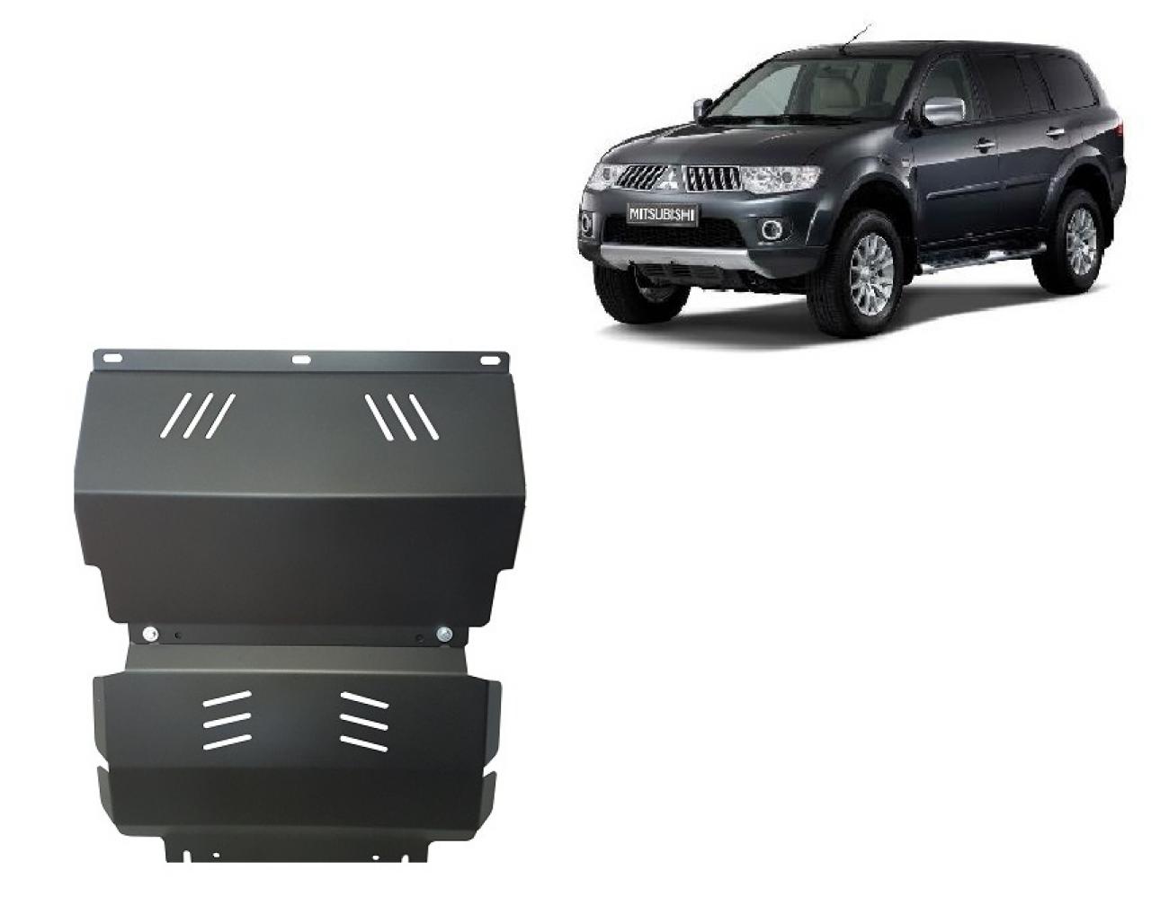 Pohjapanssari Teräs Moottori+ | Mitsubishi Pajero Sport 2 (2008-2016) - 2