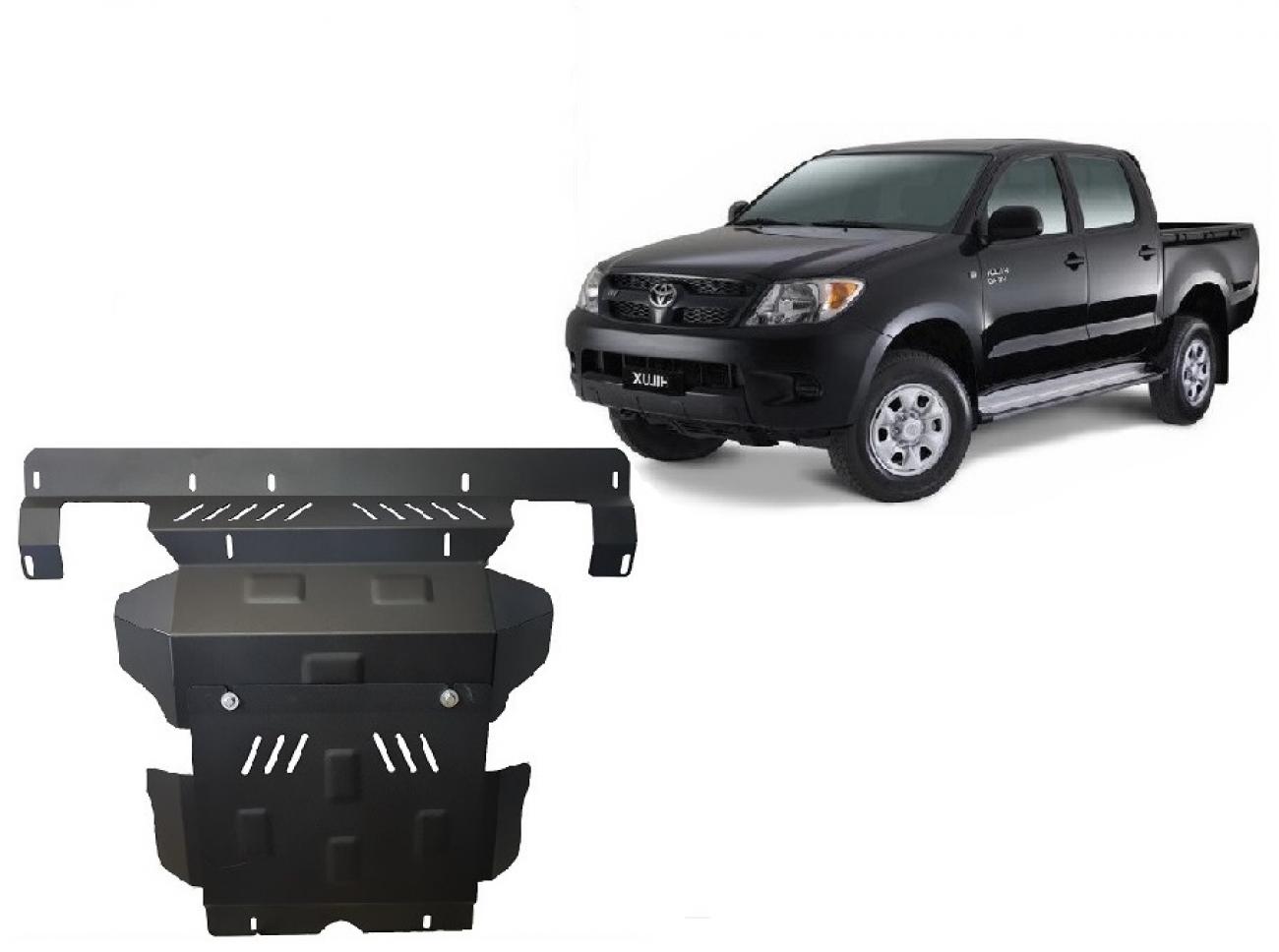 Skid plate Steel Engine+ | Toyota Hilux (2004-2015) - 2