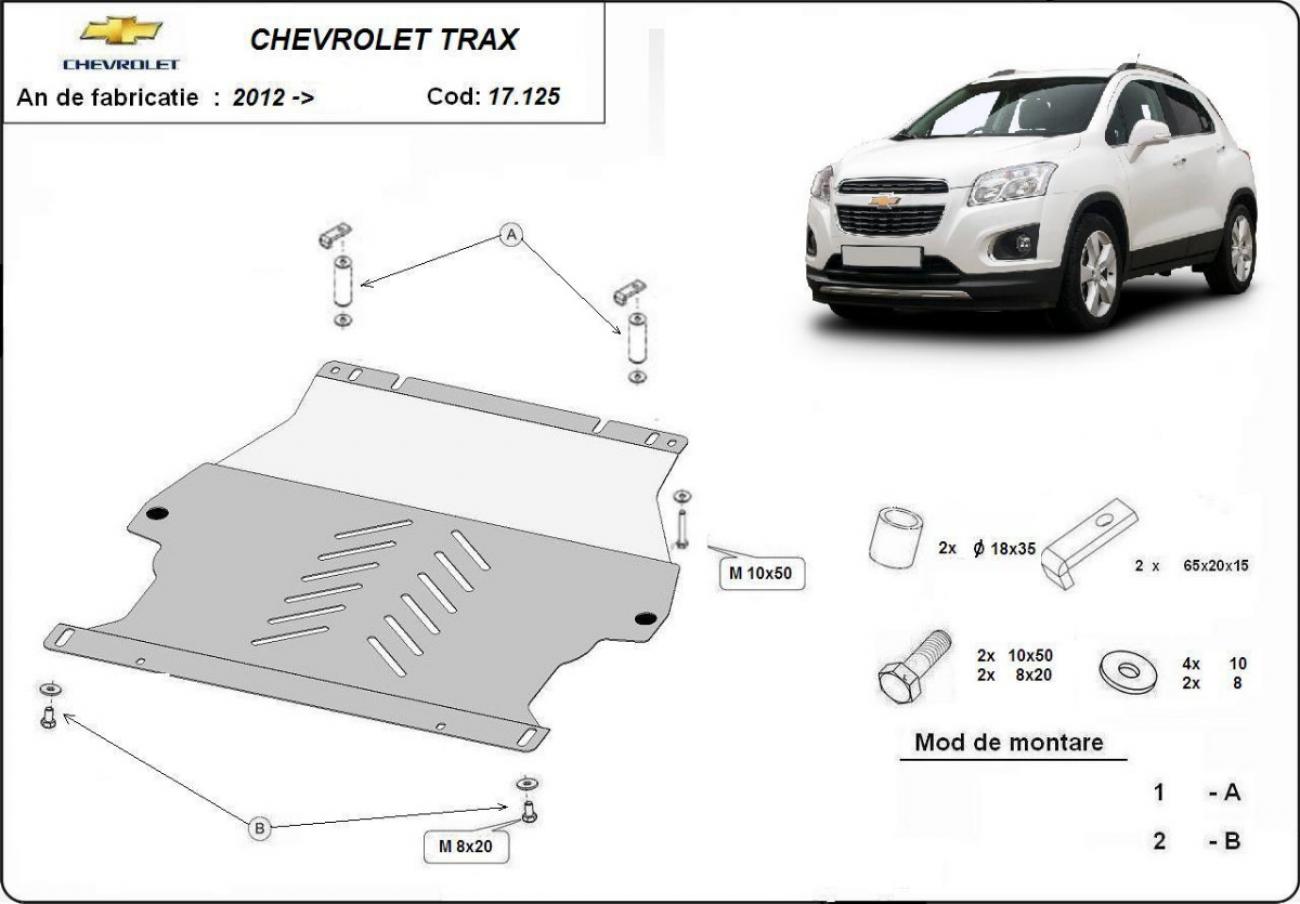 Pohjapanssari Teräs Moottori+ | Chevrolet Trax (2012-2022) - 3