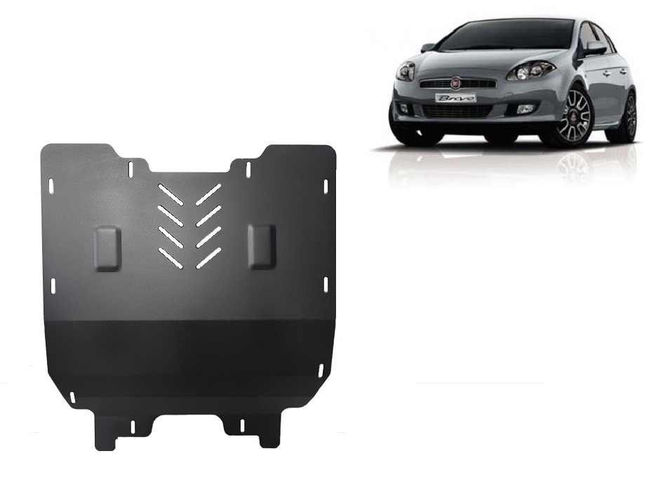 Proteção inferior em aço Motor+ | Fiat Bravo (2007-2014) - 2