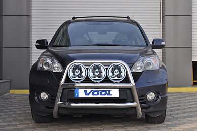 LARGE TRIO Bullbar - Honda CR-V 2007-2012