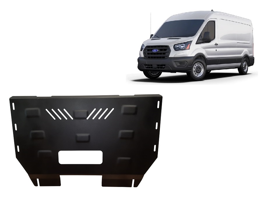 Protezione inferiore in acciaio Motore+ | Ford Transit - RWD (2013-2023) - 2