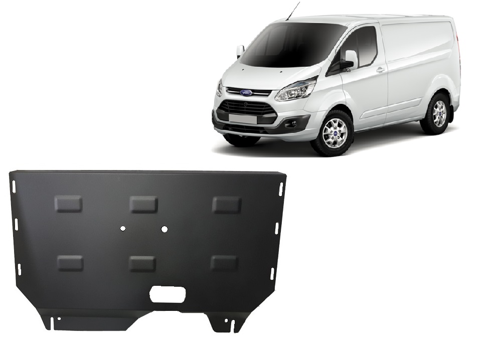 Stalen beschermplaat Motor+ | Ford Transit Custom (2013-2019) - 2
