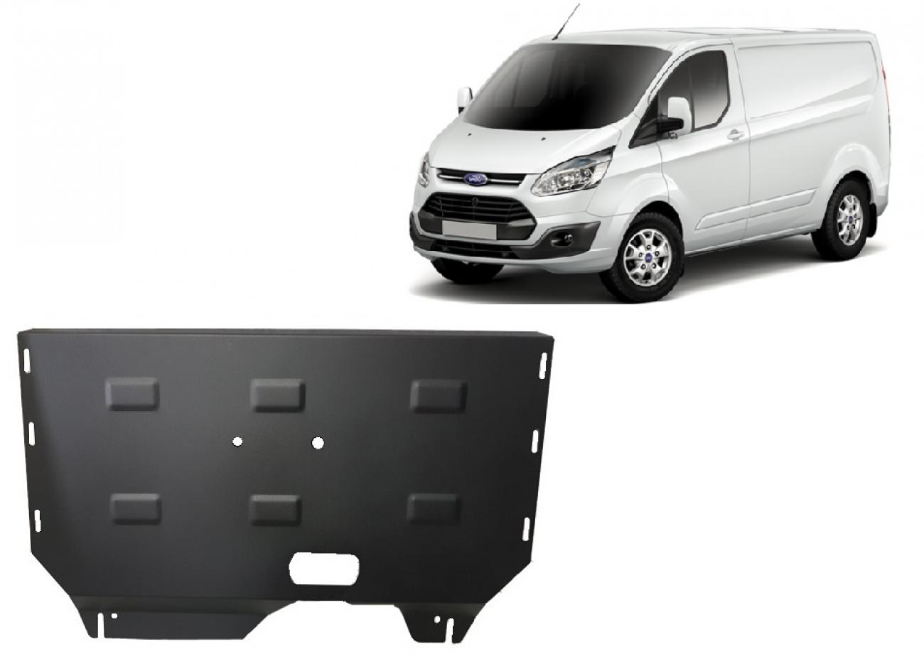 Hasplåt Stål Motor+ | Ford Transit Custom (2013-2019) - 2