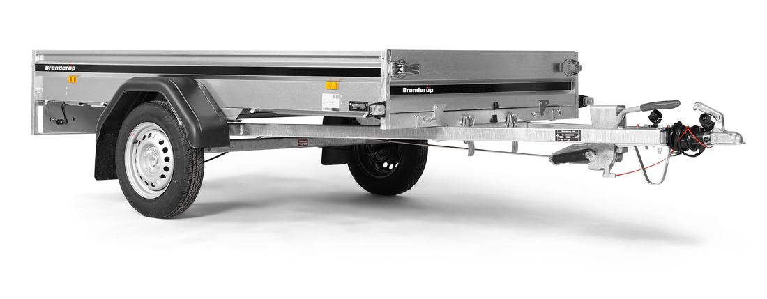 Brenderup Lågbyggd flakvagn Serie FS Bromsad 750 kg