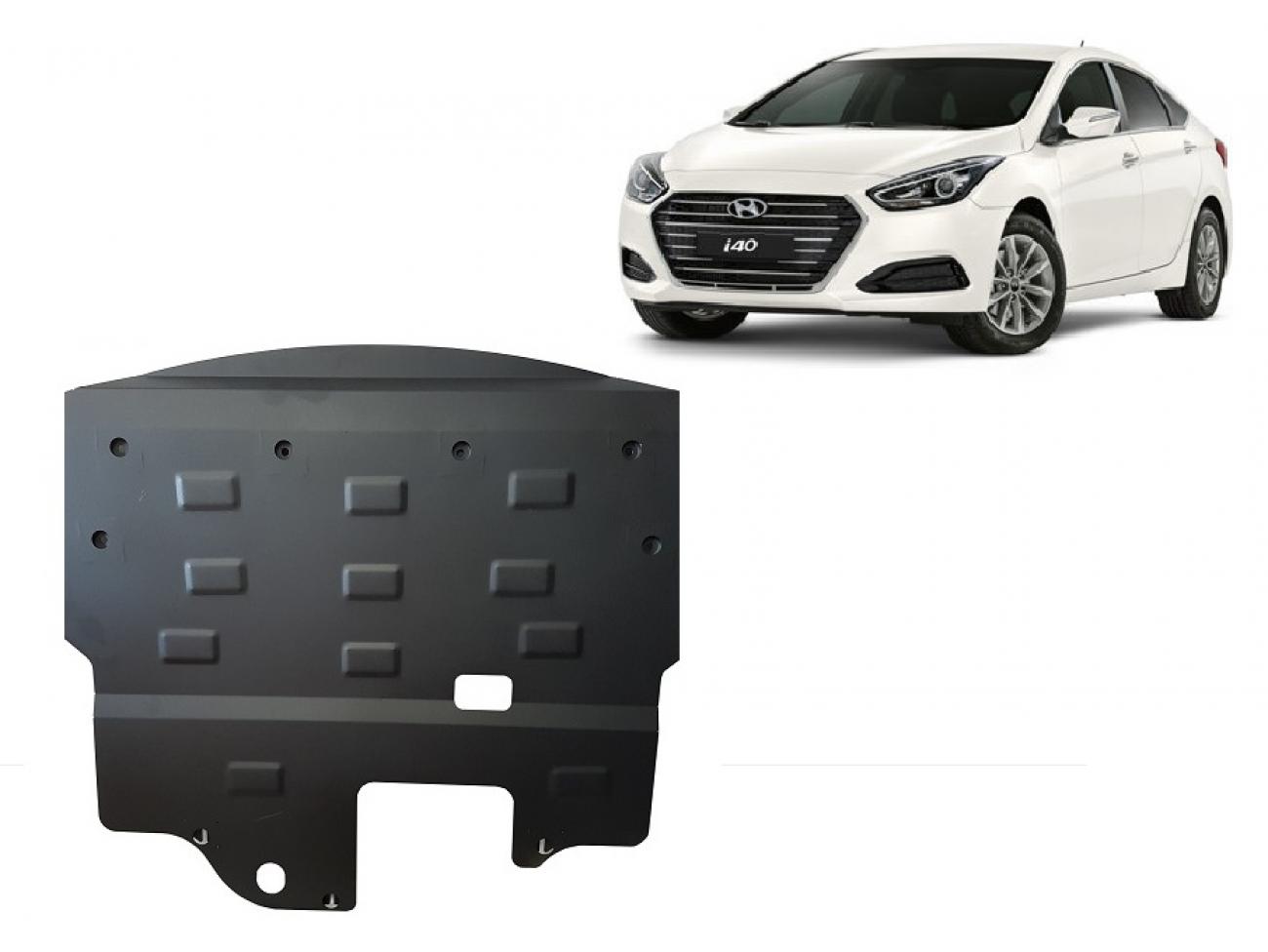 Hasplåt Stål Motor+ | Hyundai i40 (2015-2019) - 2