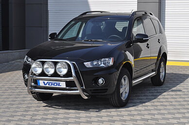 LARGE TRIO Bullbar - Mitsubishi Outlander 2010-2012