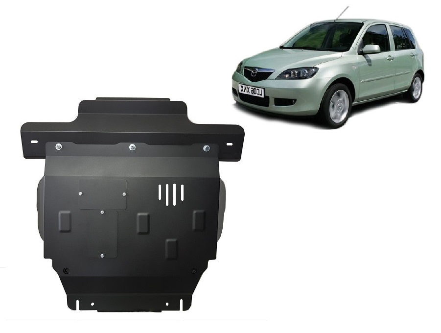 Protector inferior de acero Motor+ | Mazda 2 (2003-2007) - 2