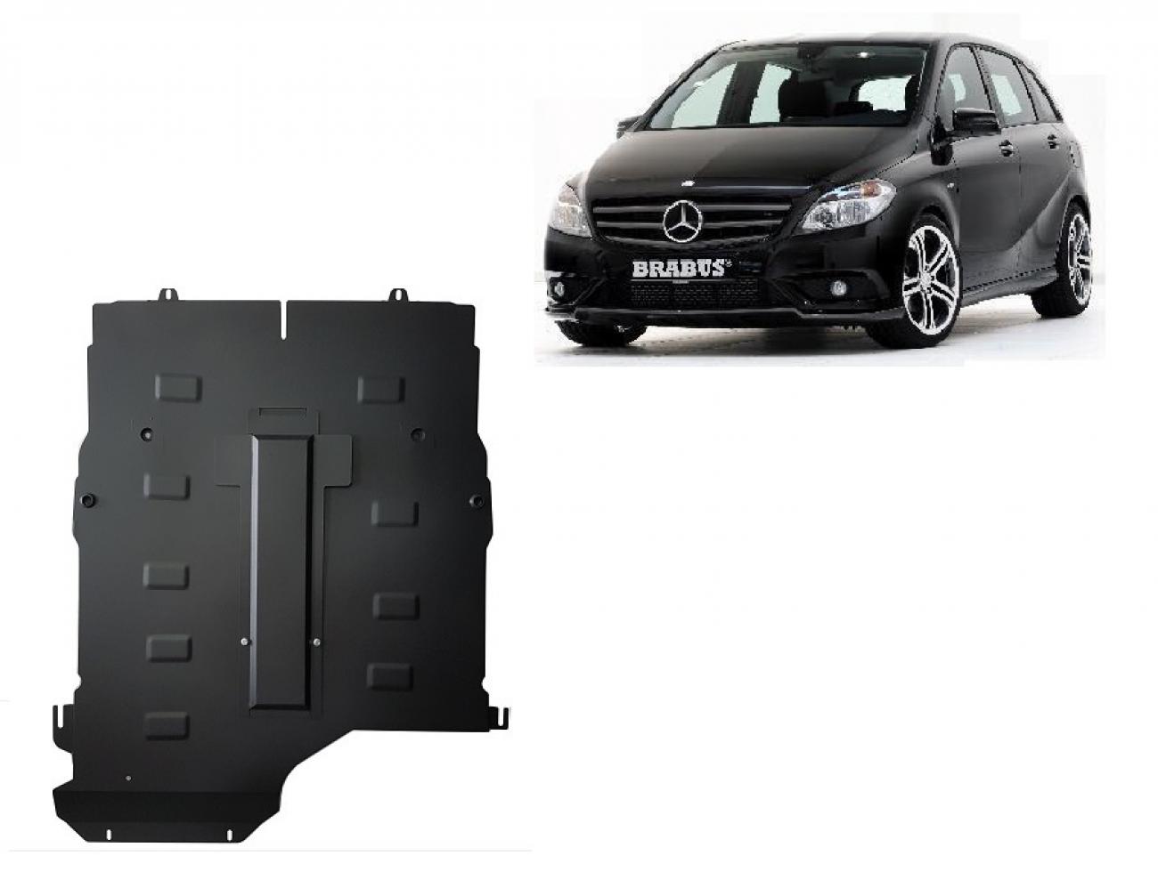 Skid plate Steel Engine+ | Mercedes B-Class W245 (2005-2011) - 2