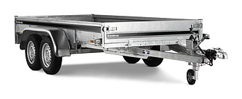 Brenderup Lågbyggd flakvagn Serie D Bromsad Tvåaxlad 1500 kg