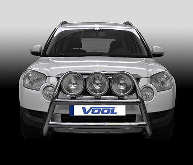 LARGE TRIO Bullbar - Skoda Yeti 2010-2013
